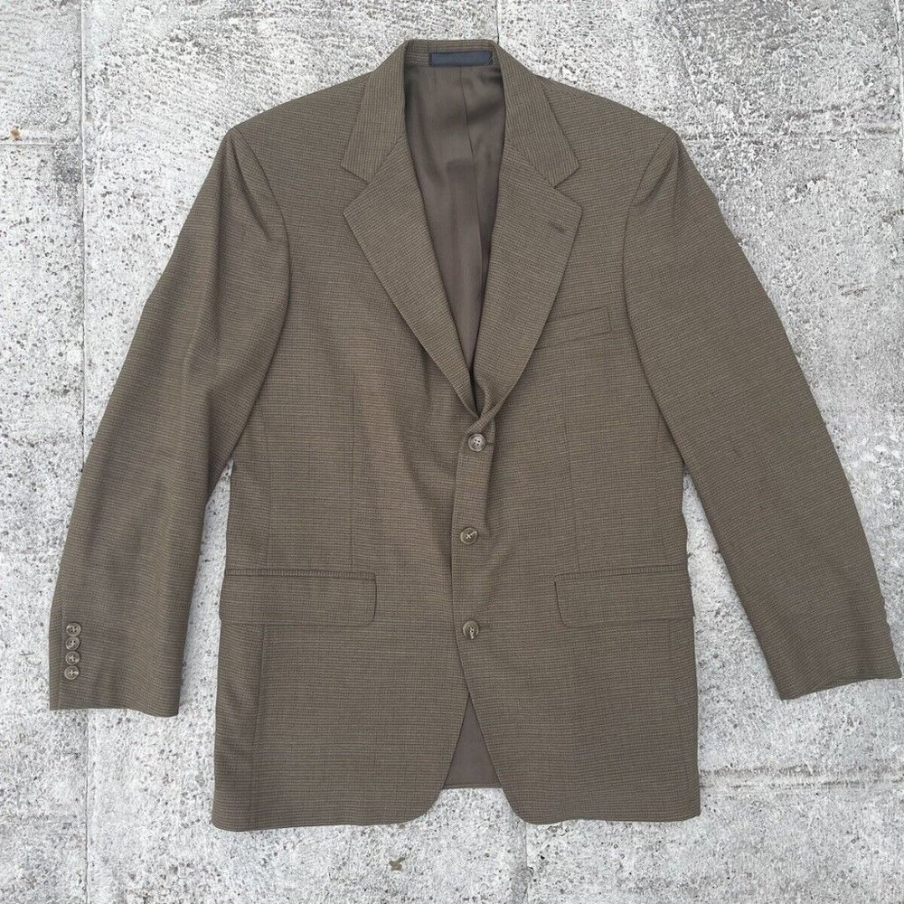 Christian Brooks Men Blazer Coat Three Button Style sport jacket Size 40R
